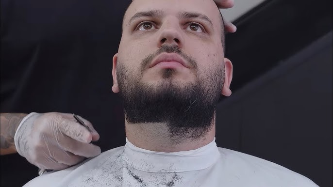 Como deixar a barba alinhada 🔥🔥 01 🎯 #barbeariasilva 💈🙏🏾✓✂️!#sty