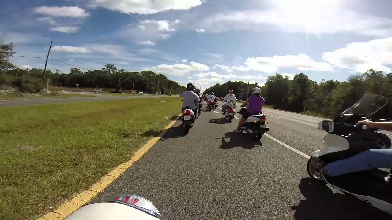 Orlando Scooter Society Rally Ride YouTube