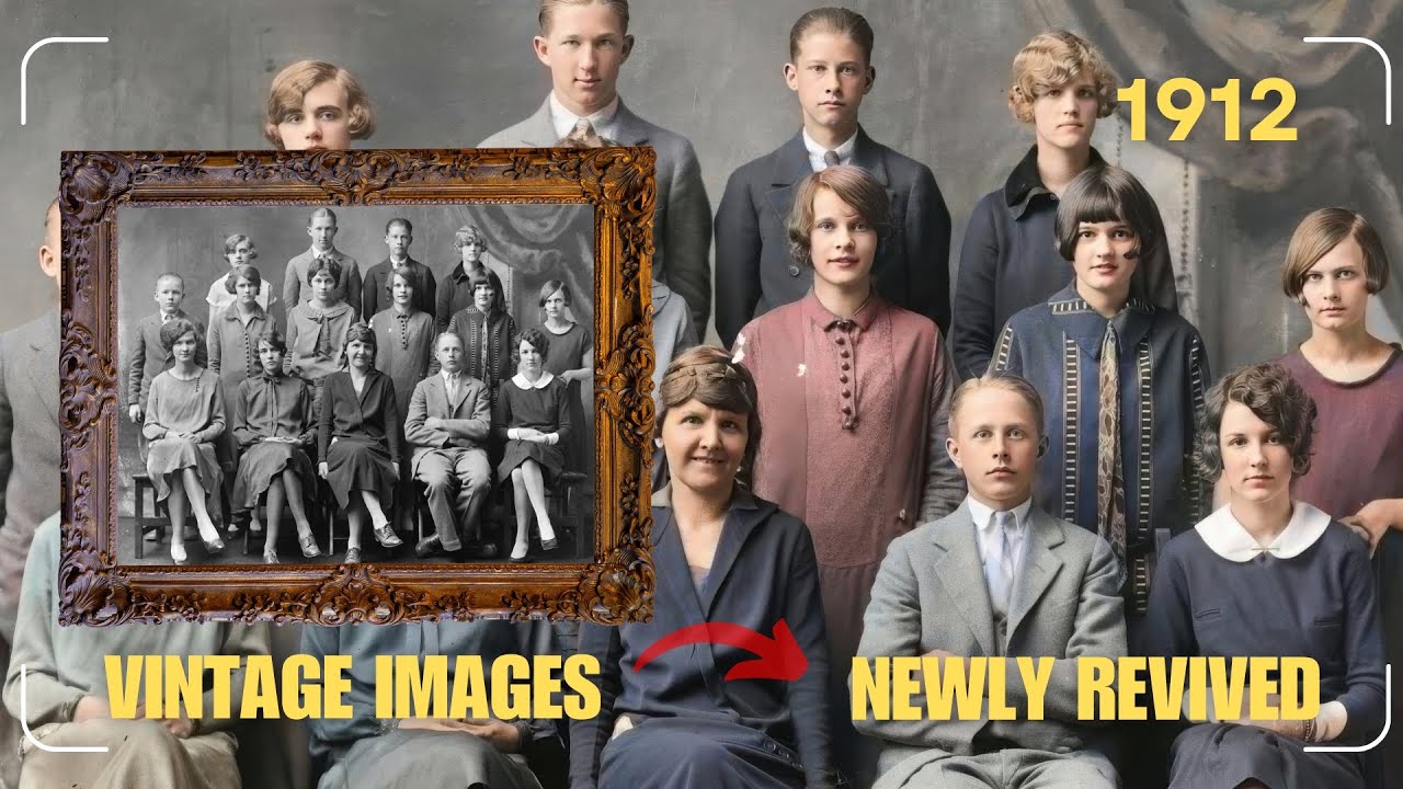 Portraits from the Progressive Era by Michael Miley (1841–1918) / HD Colorized Photographs