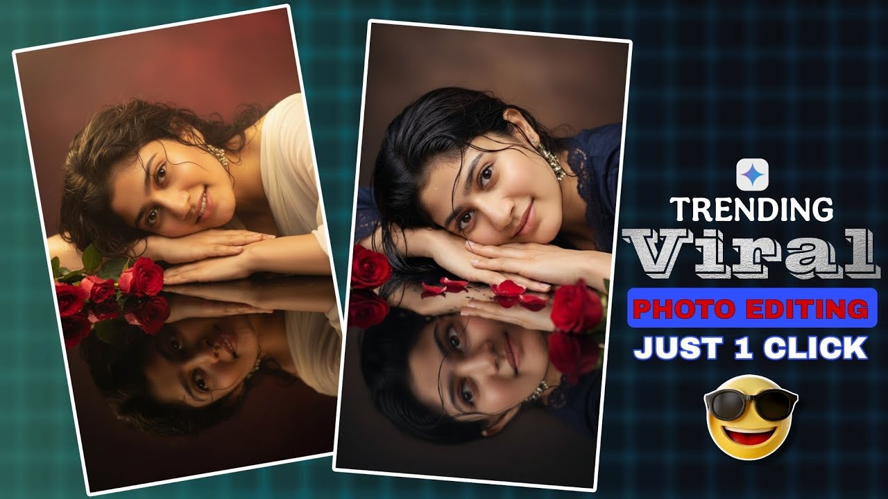 Mirror Reflection Photo Editing/Gemini Photo Editing/Instagram Trending Photo Editing In Gemini 