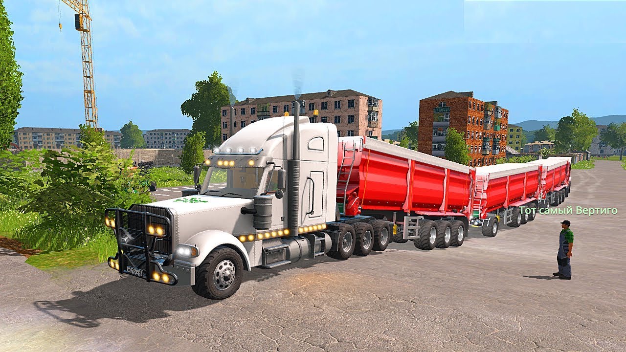 АВТОПОЕЗД ПО РОССИИ! УСПЕШНО? - FARMING SIMULATOR 2017