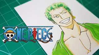 Zoro Roronoa - Drawing - Onepiece