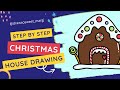 Draw a Festive Gingerbread House