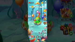 Playing Weekly Warmup in Wordscapes | Gameplay Event
