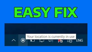How To Fix Your Location is Currently in Use Error in Windows