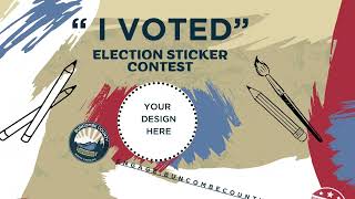 Buncombe County 2024 I Voted Election Sticker Contest
