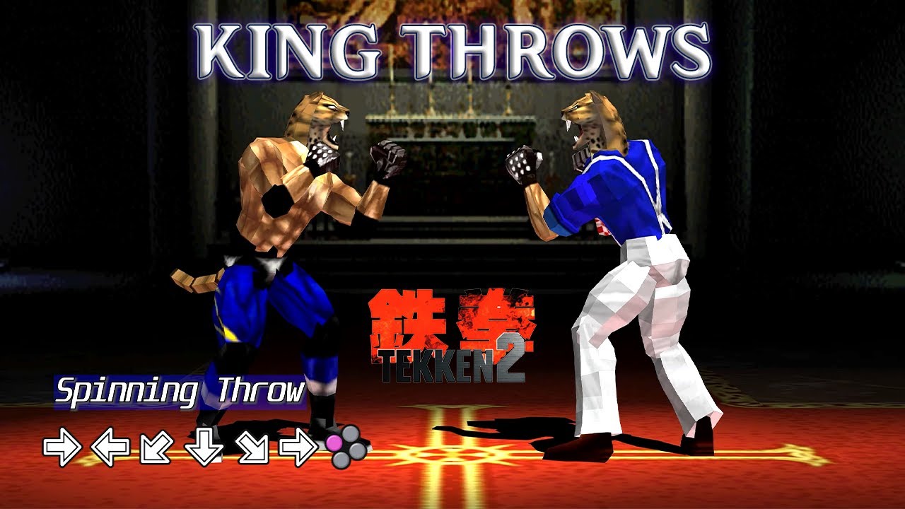 TEKKEN 2 | KING - Throws & Multi Throws