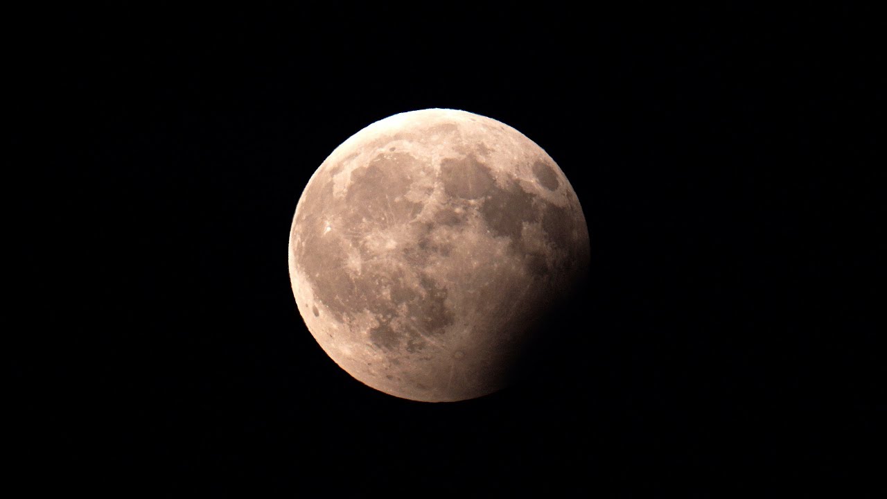 Mondfinsternis 2017 partiell 5x Zeitraffer in 4k