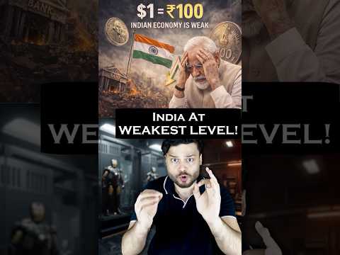 India At ‘WORST’ Level? Dollar To Touch 100 Against Rupee! #shorts