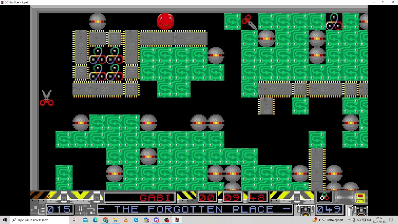 Dosbox plus: supaplex 2 level 15.