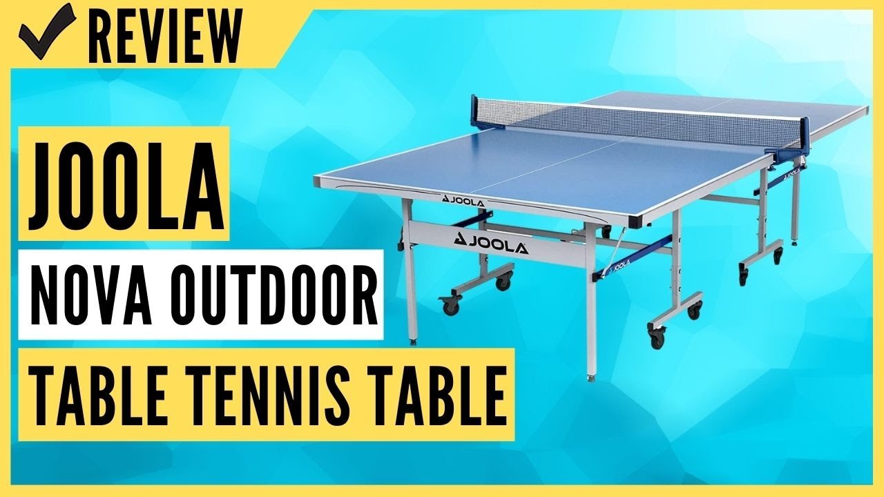 JOOLA NOVA - Outdoor Table Tennis Table with Waterproof Net Set