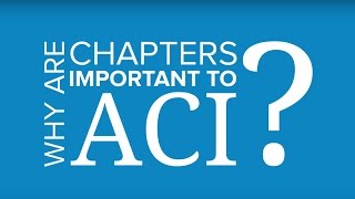Information Learn More About ACI Chapters & International Partners News