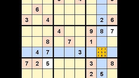 How to Solve Washington Times Sudoku Difficult September 17, 2021