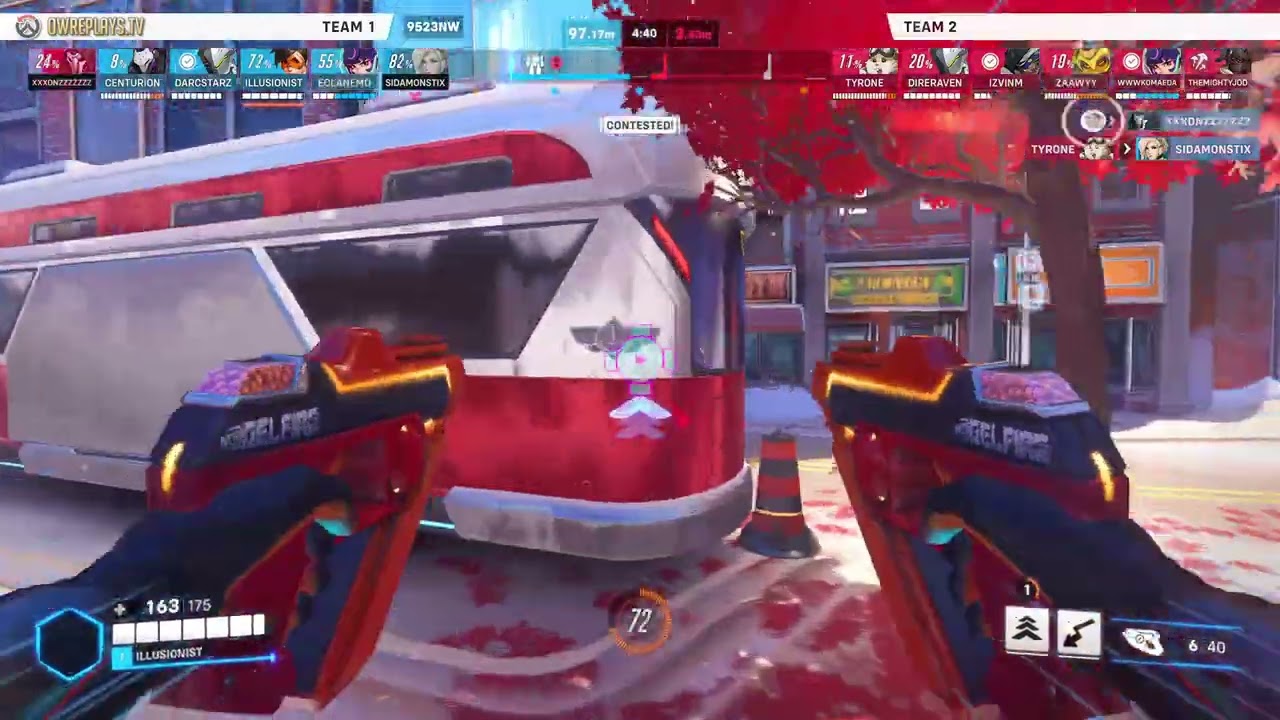 Overwatch 2: Season 20 - New Queen Street (Unranked: Q... by ILLUSIONIST — Overwatch 2 Replay 9523NW