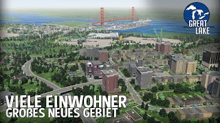 Viele neue Einwohner durch das große Wohngebiet in Cities Skylines 2! | Great Lake 37