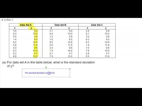 Math 14 4.3 Objective 1: Compute the Standard Deviation and Variance