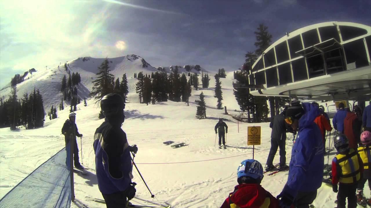 Ski trip 3 1 16 Squaw Valley Ski resort YouTube