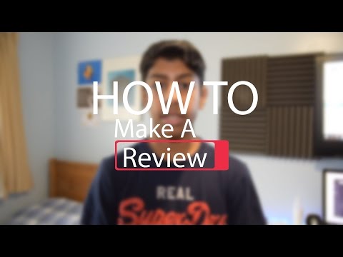 How To Make A Tech Review