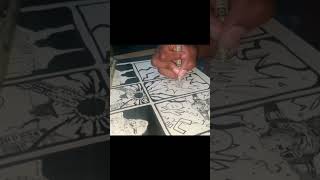 FINISHING A MANGA PAGE #drawing #manga #art