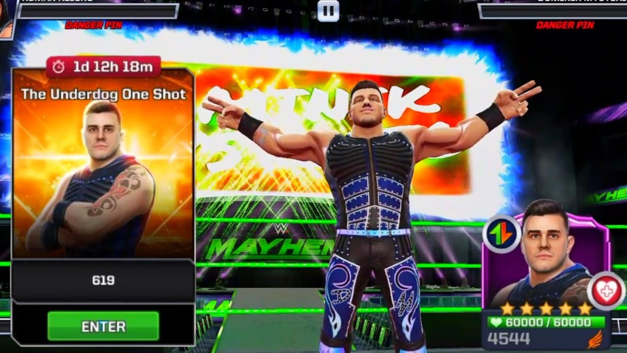 The Underdog one Shot challenge WWE Mayhem