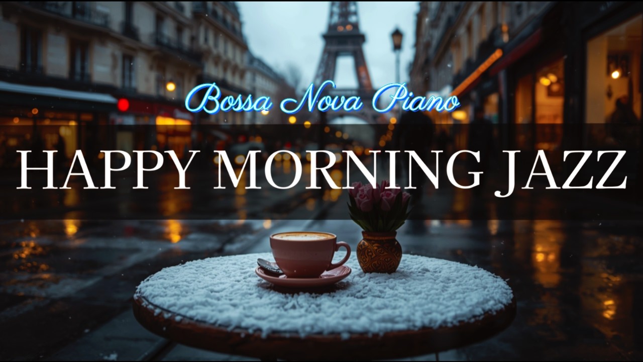 Happy Morning Jazz❄️February Bossa Nova Instrumental & Relaxing Jazz Cafe Music for Studying'