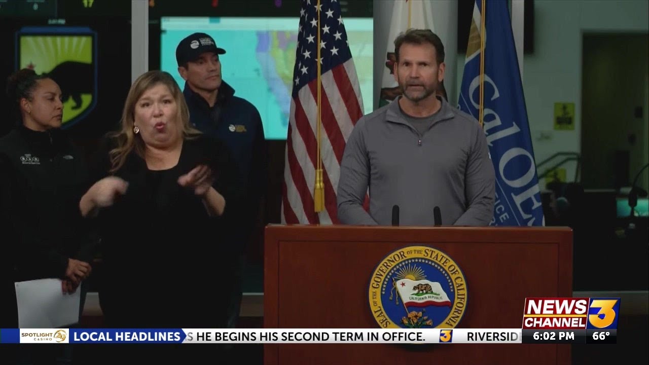 State officials provide updates on winter storms