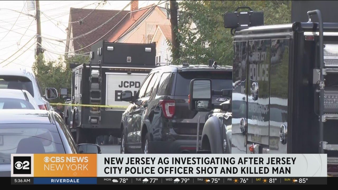 Jersey City police fatally shoot man they say charged at officers with knife