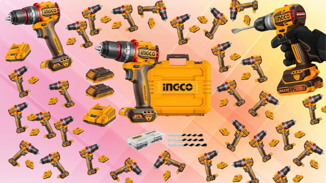 INGCO Compact Brushless Cordless Impact Drill | CIDLI20768 | Best Price in Bangladesh