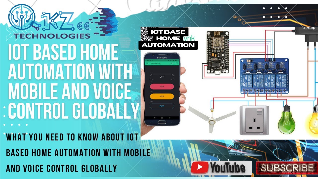 IOT Based Home Automation system control with Mobile/Voice Globally ...