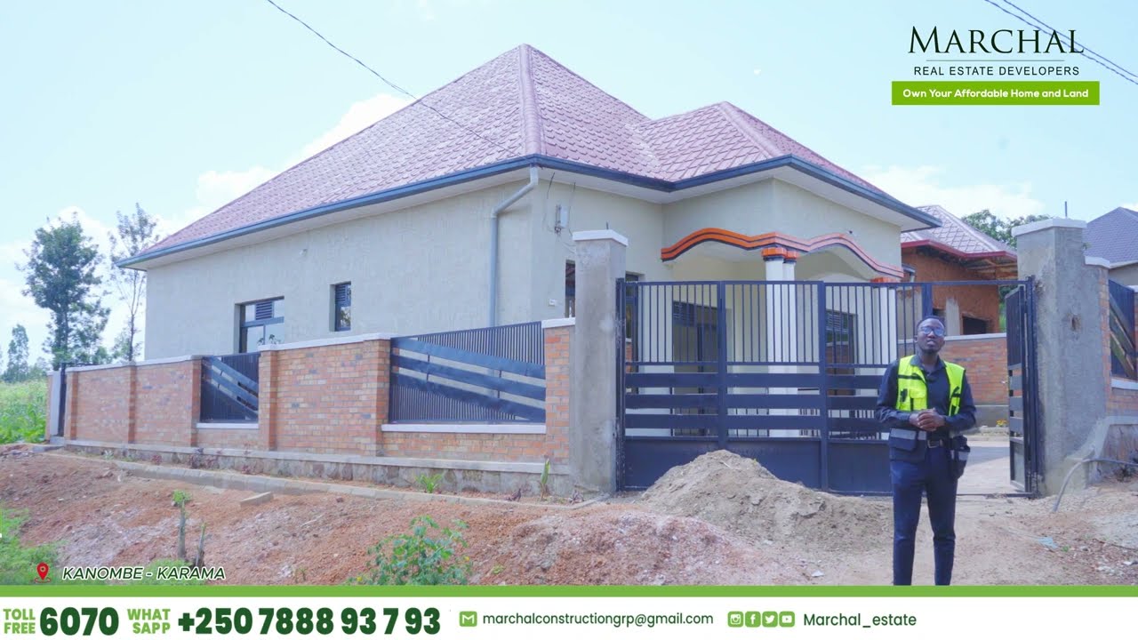 INZU IDAHENZE i KIGALI | ni Nshya kd Yubatse Neza Cyane kuri 49,000,000 Rwf Yaba iyawe | IBYUMBA 4