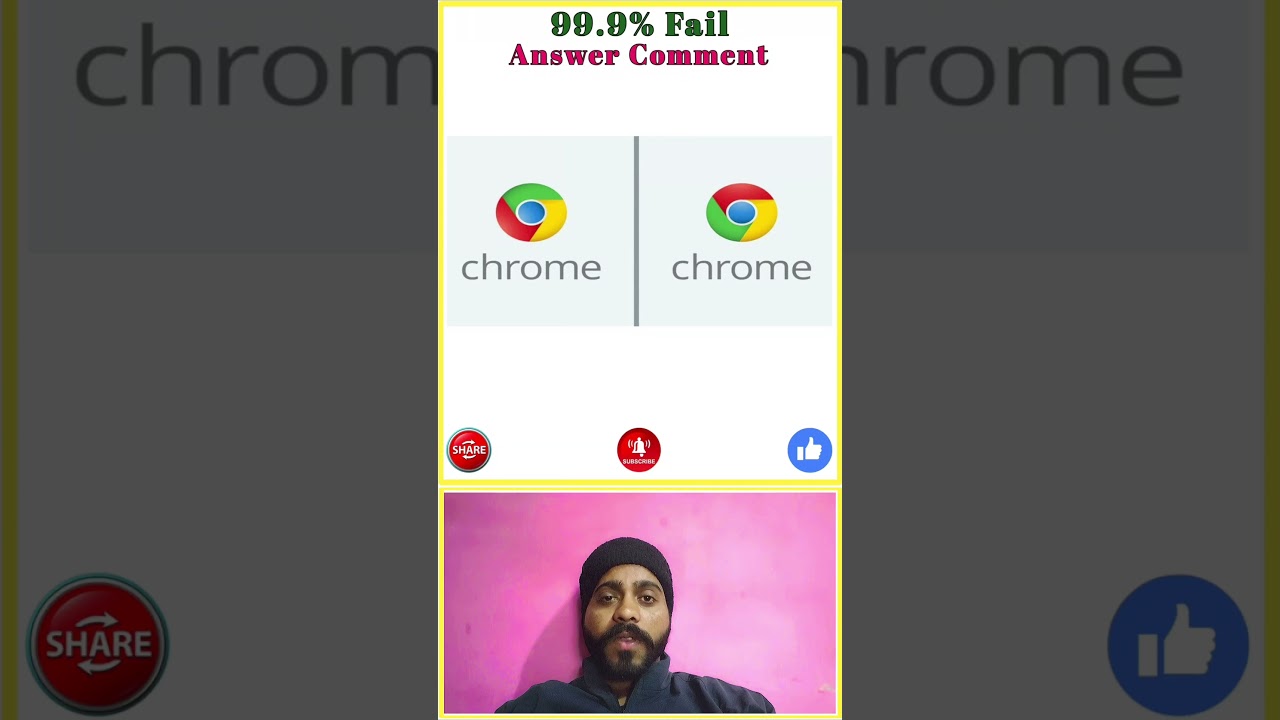Chrome ka sahi logo btao 