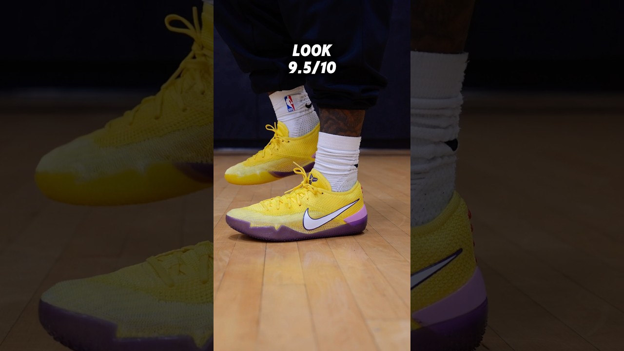Nike Kobe AD NXT 360 “Yellow Strike” Sneaker Review - YouTube