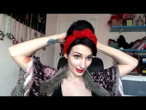 No Teasing Or Hairsparay Vintage Rockabilly Pin Up Head Scarf
