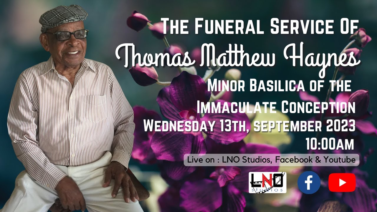 The Funeral Service of Thomas Matthew Haynes - YouTube