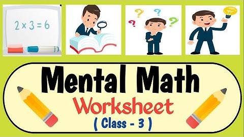 Mental Math Worksheet For Class-3 | Class-3 Math Worksheet | #maths #mentalmath #mathworksheet