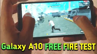 Samsung Galaxy A10 Free Fire Test in 2020 | Garena Free Fire Test on Galaxy A10 Smooth Graphics