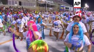 Performers rehearse ahead of Rio Carnival screenshot 2