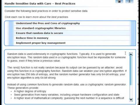 Preview: Creating Secure J2EE Code (TeamProfessor course)
