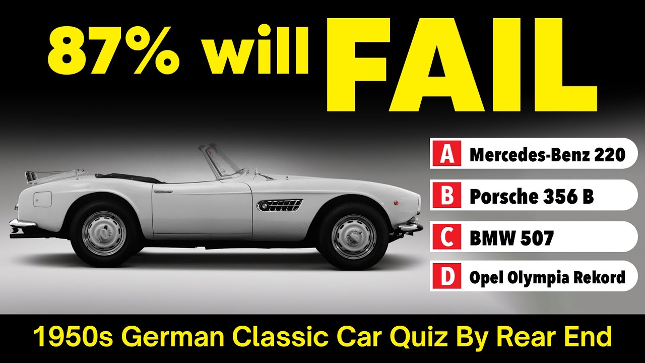 Classic Car Quiz | Only 4% PASS This 1950s German Classic Car Quiz