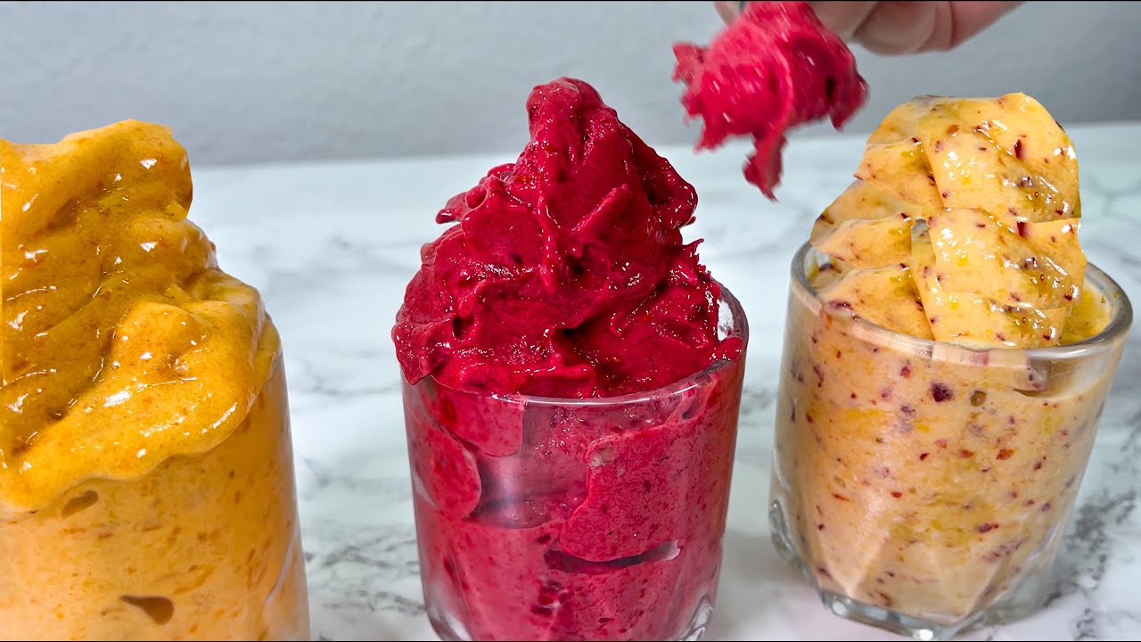 1 INGREDIENT NO Sugar Ice Cream آیس کریم طبیعی بدون شکر، دبل کریم یا