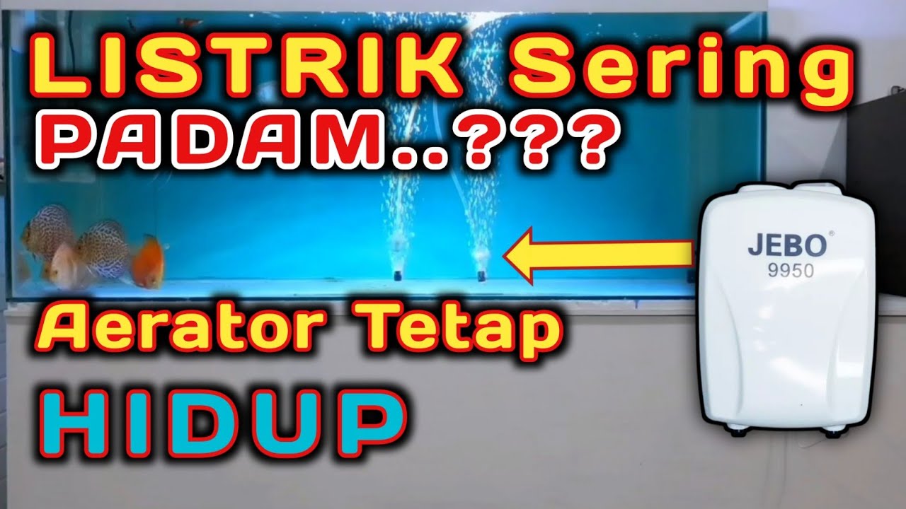 Review Aerator AC DC Jebo 9950 untuk mengatasi ketika LISTRIK Padam