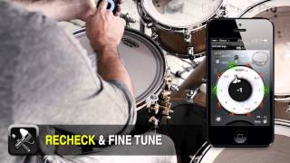 Drum tuning with Drumtune PRO -LUG TUNER MODE BASICS