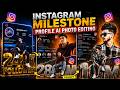 Instagram Viral Profile Milestone Poster Photo Editing | Instagram Followers Photo Editing Prompt