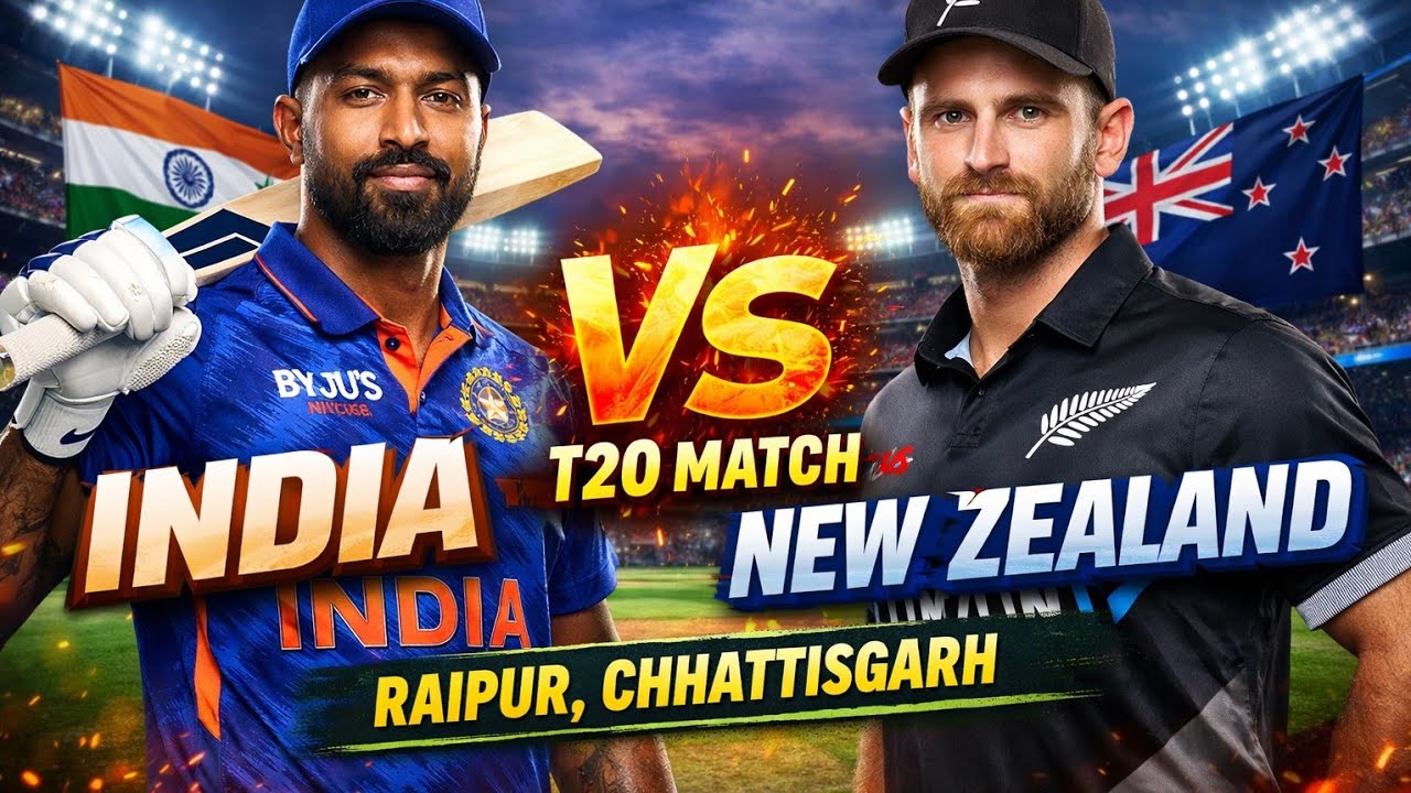 India vs Newzealand t20 maich Raipur Chhattisgarh।। 