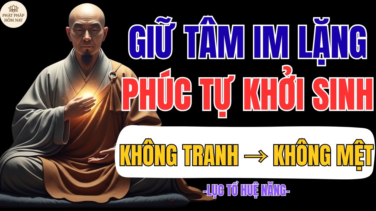 LỤC TỔ HUỆ NĂNG DẠY – IM LẶNG ĐỂ TÂM THÔI MỆT MỎI, ĐỜI THÔI CHAO ĐẢO | PHẬT PHÁP HÔM NAY