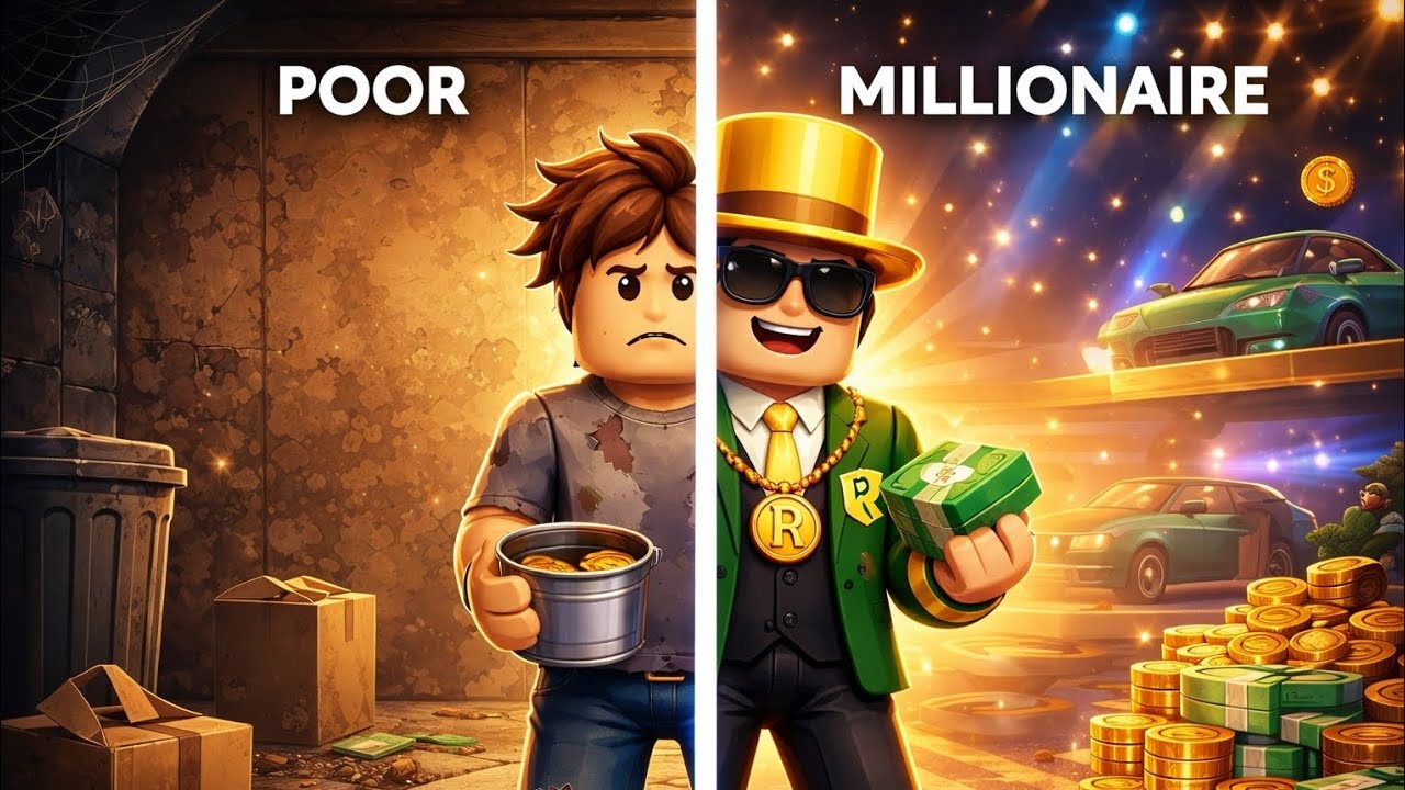 Playing make a money in Roblox with ft.vegeta