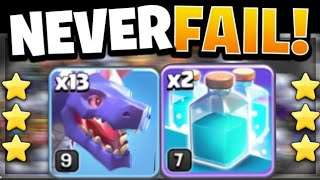 ONLY 2 CLONE! TH14 beast attack strategy 3 star Anybase #coc #clashofclans