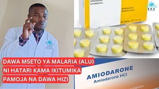Mwingiliano wa dawa ya Malaria ya Artemether   Lumefantrine ALU na dawa nyingine #malaria #dawa