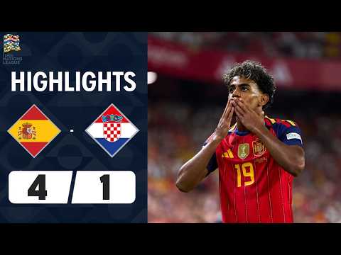 Spain vs Croatia | 4-1 | Highlights | Nations League 2026 | spain croatia