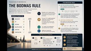 BODMAS Rule Explained | Order of Operations, Brackets & Left-to-Right Rule | Foundation Mathematics